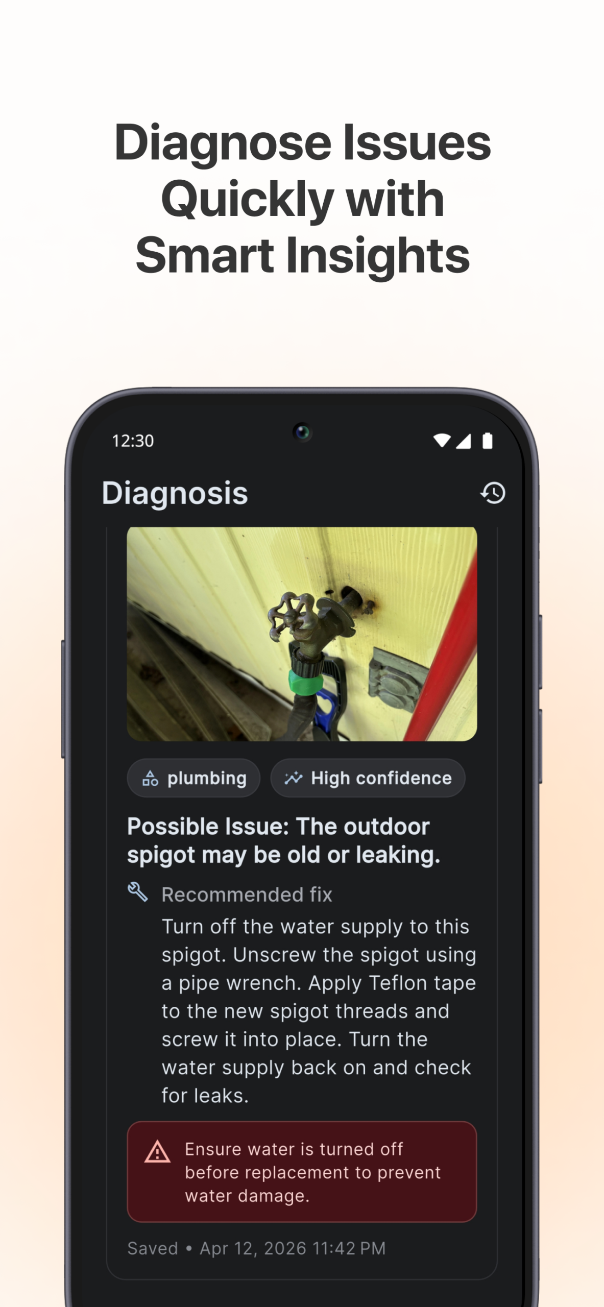 WorkbenchGuide mobile app property details or records screen